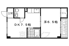 マンションいそい常盤 202 ｜ 京都府京都市右京区常盤村ノ内町（賃貸マンション1DK・2階・30.00㎡） その2