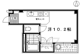 京都府京都市下京区南八百屋町（賃貸マンション1R・3階・24.70㎡） その2