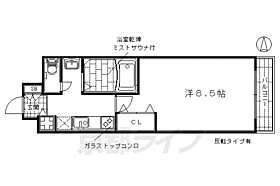 京都府京都市右京区西院西貝川町（賃貸マンション1K・7階・27.79㎡） その2