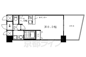 プレサンス祇園宮川町 107 ｜ 京都府京都市東山区宮川筋四条下る二丁目宮川筋二丁目（賃貸マンション1R・1階・25.63㎡） その2