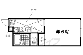 京都府京都市南区吉祥院這登西町（賃貸アパート1K・2階・19.89㎡） その2