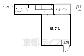 京都府京都市南区上鳥羽唐戸町（賃貸マンション1K・2階・15.60㎡） その2