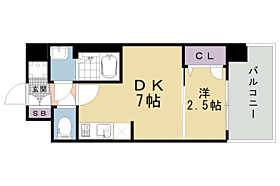 京都府京都市南区上鳥羽勧進橋町（賃貸マンション1DK・1階・25.55㎡） その2