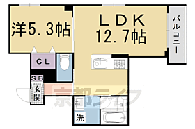 京都府京都市下京区大宮3丁目（賃貸マンション1LDK・2階・43.36㎡） その2