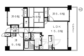 京都府京都市下京区塩小路町（賃貸マンション3LDK・5階・82.62㎡） その2