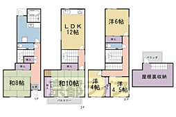 新釜座町貸家 5LDKの間取り