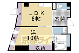 雪月花 5階1LDKの間取り