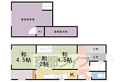 東裏町貸町家 A 3Kの間取り