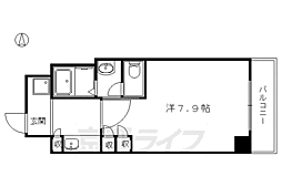 サンシティ御所西 2階1Kの間取り