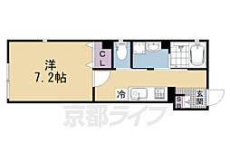 ユアメゾンセレーネ 1Kの間取図画像
