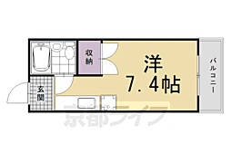 ヴィラージュハイツ ワンルームの間取図画像