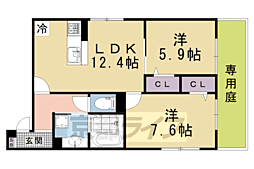 仮称)D-ROOM上京区米屋町ハイツ 2LDKの間取図画像