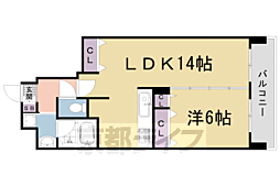 エレガンスNEO 1LDKの間取図画像