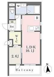 Ｗｅ　Ｈａｋｏｚａｋｉ 3階1LDKの間取り