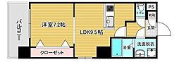 リファレンス東公園 1LDKの間取図画像