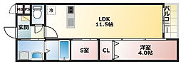 糟屋郡志免町別府1丁目マンション 1SLDKの間取図画像