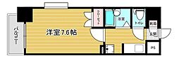 リファレンス県庁口 1Kの間取図画像
