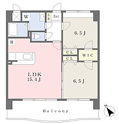 メゾンドグレイジュ 2LDKの間取図画像