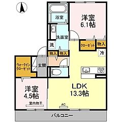 物件の間取り