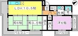 アベニュー88 3LDKの間取図画像