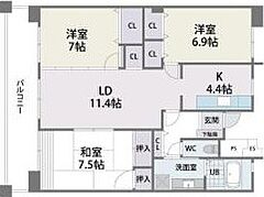 物件の間取り
