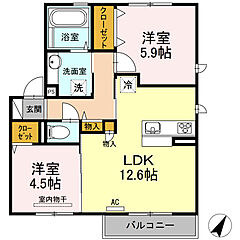 物件の間取り