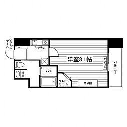 UniS Court仙台東口 9階1Kの間取り