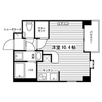 シュロス市ヶ谷  ｜ 東京都新宿区市谷田町２丁目41-6（賃貸マンション1R・2階・27.00㎡） その2