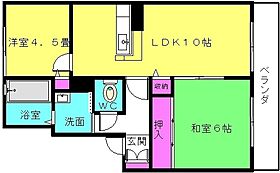 ティエラ 203 ｜ 兵庫県加古郡播磨町北本荘2丁目6-25（賃貸アパート2LDK・2階・53.07㎡） その2