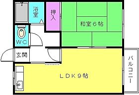 アミー・ズ 2B ｜ 兵庫県加古川市野口町北野462（賃貸アパート1LDK・2階・34.02㎡） その2