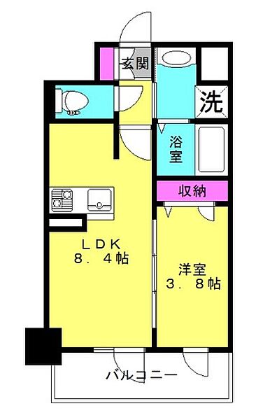 ファーストエフレシア高砂駅前 506｜兵庫県高砂市高砂町浜田町1丁目(賃貸マンション1LDK・5階・29.58㎡)の写真 その2