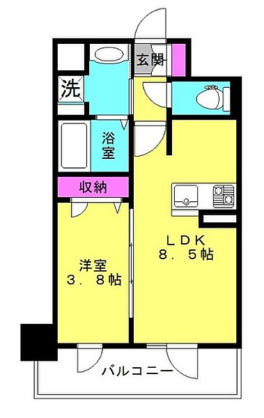 ファーストエフレシア高砂駅前 403｜兵庫県高砂市高砂町浜田町1丁目(賃貸マンション1LDK・4階・29.66㎡)の写真 その2