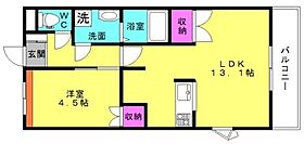 Ｇｒａｃｉａ Ｍｏｒｉｋａｗａ 205 ｜ 兵庫県加古川市尾上町今福159-1（賃貸アパート1LDK・2階・41.32㎡） その2