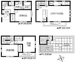 越谷市大成町6丁目　新築一戸建て　全1棟