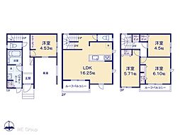 川口市朝日2丁目　1期　新築一戸建て 全3棟