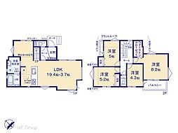 松戸市五香南1丁目 8期 新築一戸建て 全4棟