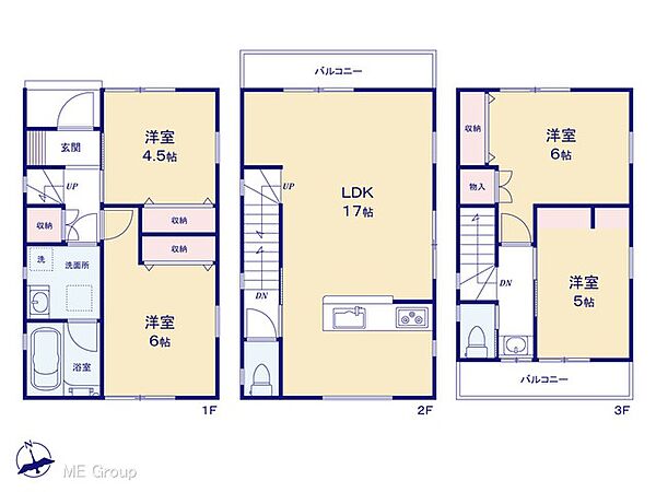 間取りを拡大表示