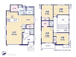 柏市亀甲台町1丁目 4期 新築一戸建て 全1棟