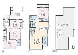 草加市吉町5丁目 新築一戸建て 全1棟