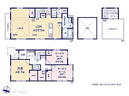 足立区神明南1丁目 8期 新築一戸建て 全2棟