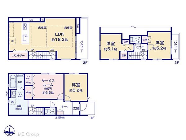 間取りを拡大表示