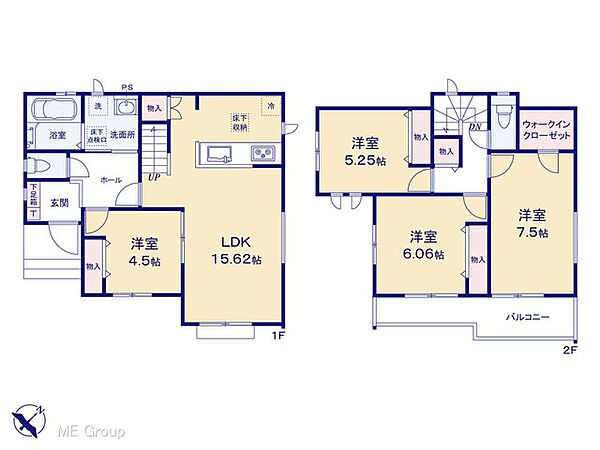 間取りを拡大表示