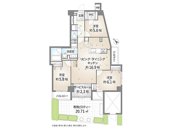 間取りを拡大表示