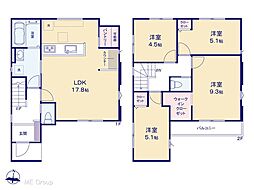 越谷市登戸町 3期 新築一戸建て 全1棟