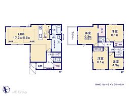 松戸市栄町4丁目 9期 新築一戸建て 全9棟