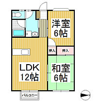 ハーベスト中之条Ａ  ｜ 長野県上田市中之条（賃貸アパート2LDK・1階・51.00㎡） その2