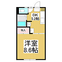 ハイツ北浦  ｜ 長野県東御市常田（賃貸アパート1DK・2階・28.24㎡） その2