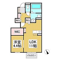 エリア66N  ｜ 長野県上田市御所（賃貸アパート1LDK・1階・42.73㎡） その2