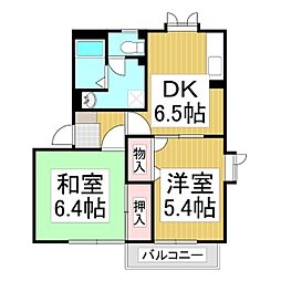 間取図画像 2DK