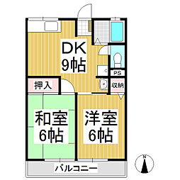 間取図画像 2DK